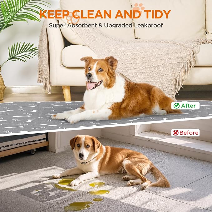 Washable Pee Pads for Dogs, Absorbent Dog Training Pads, 100% Waterproof - Image 7