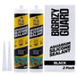 Aquarium Silicone Sealant Black 2x10.14 Fl oz Cartridge by BIGRIZYGUARD