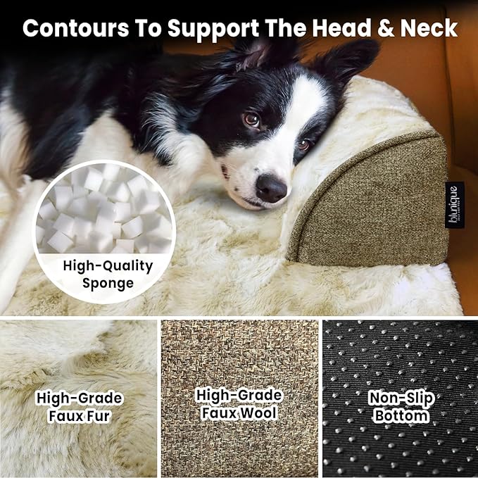 Calming Extra Large Dog Couch Bed, 45 x 37 inch Waterproof Removable Pet Mat - Image 2