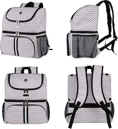 BAGLHER Pet Travel Bag, Double-Layer Pet Supplies Backpack, Pet Travel Backpack - Image 2