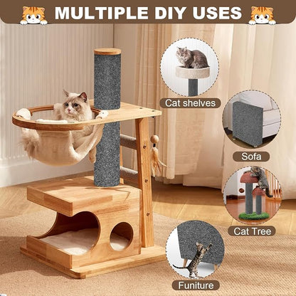 Cat Scratch Furniture Protector, 78.7"x15.8" Cat Scratching Mat, Trimmable - Image 5