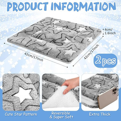 VitalCozy 2 Pack Self Warming Cat Mat Self Heating Pad Bed Reversible Machine - Image 5