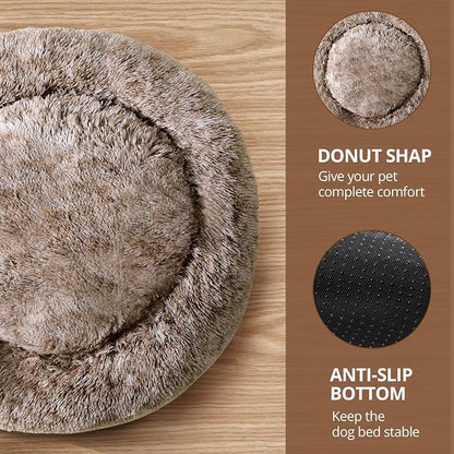 JOLLYVOGUE Calming Small Dog & Cat Bed - Image 3