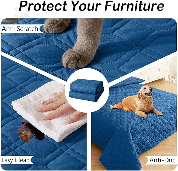 hyha Waterproof Dog Bed Blanket, Soft Pet Blankets, Waterproof Couch Cover - Image 4