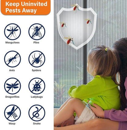 Mesh Screen with Magnetic Closure-Keeps Bugs Out Let Breeze in, Heavy Duty - Image 6