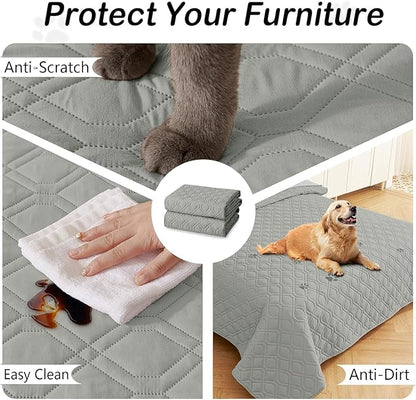 hyha Waterproof Dog Bed Blanket, Soft Pet Blankets, Waterproof Couch Cover - Image 4