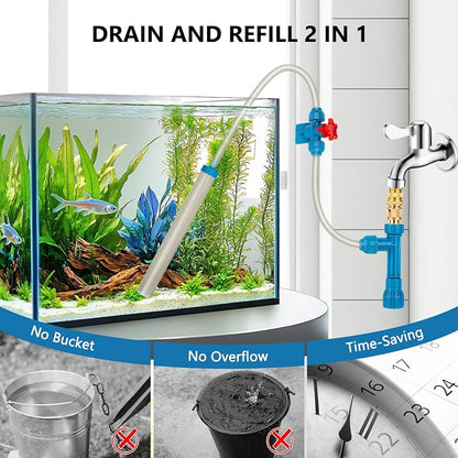 fishkeeper 25FT/50FT Aquarium Gravel Vacuum Water Changer - Image 5