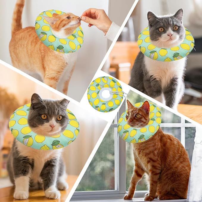 Cat Cone Collar Soft, Adjustable Cat Recovery Collars to Prevent Licking - Image 7
