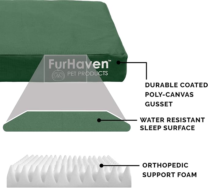 Furhaven Water-Resistant Orthopedic Dog Bed - Image 4