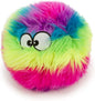 goDog Furballz Squeaky Plush Ball Dog Toy, Chew Guard Technology by goDog