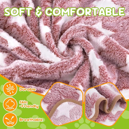 6 Pcs Dog Blanket Super Soft Pet Puppy Blankets Calming Blanket - Image 3