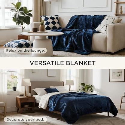 gogobunny Waterproof Bed Blanket, Reversible Sherpa Fleece Throw Blanket - Image 6