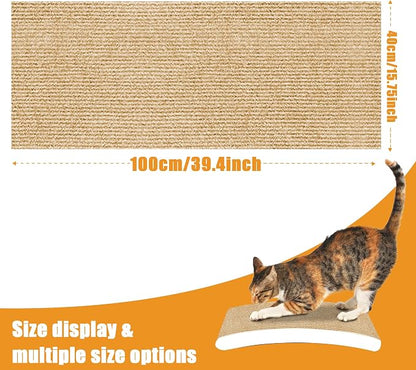 cat Scratching mat Self-Adhesive, Trimmable Furniture Protector - Image 2