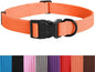 lynxking Dog Collar Soft Padded Breathable Cotton Solid Color Strong Adjustable by Lynxking