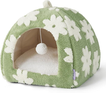 Lesure Cute Cat Beds for Indoor Cats - 2 in 1 Cat Cave Bed for Kittens and - Image 7