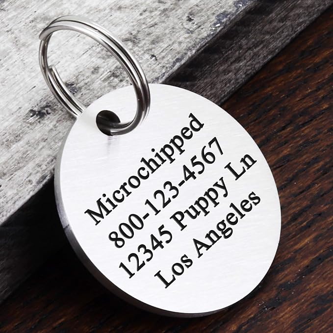 Ultra Joys Stainless Steel Pet ID Tags - Image 2