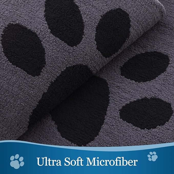 Buganda Dog Door Mat for Muddy Paws, Absorbent Dirt Trapper Washable Indoor - Image 4