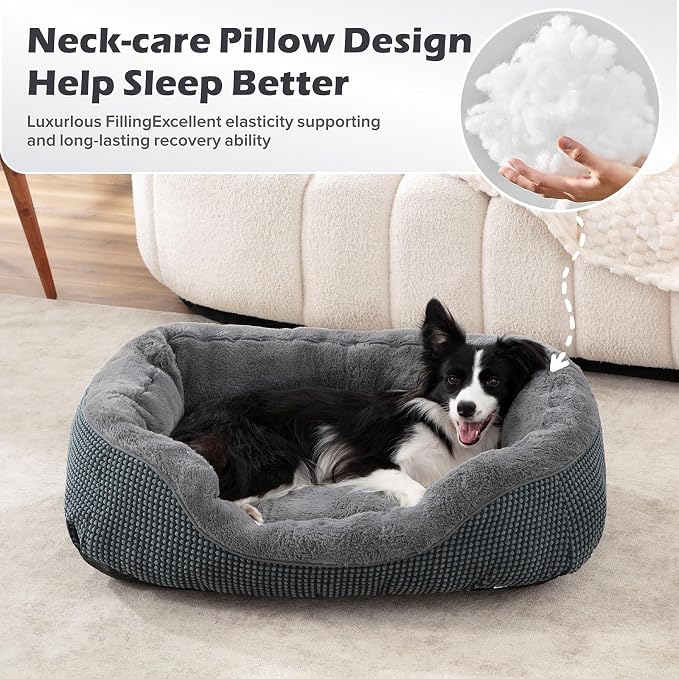INVENHO Small Dog Bed for Small Dogs, Cat Beds for Indoor Cats Washable - Image 7