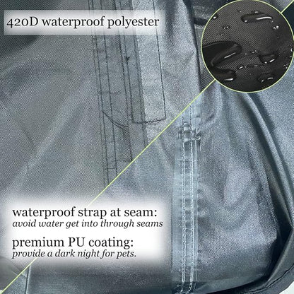 J&C Large Bird Cage Cover 420D Bird Cage Covers Heavy Duty Birdcage Cover - Image 4