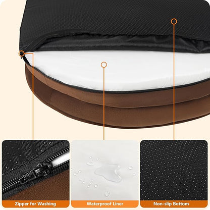 Dwanton Orthopedic Dog Bed for Extra Large Dogs - Image 6