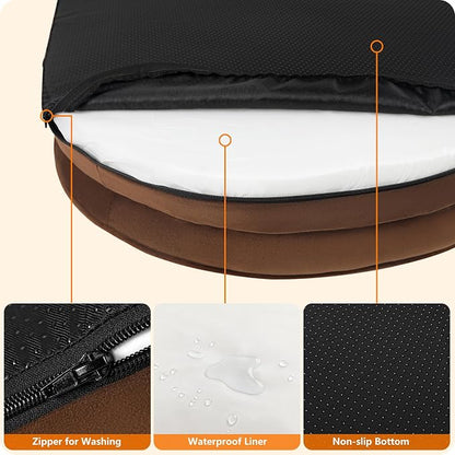Dwanton Orthopedic Dog Bed for Medium Dogs - Image 6