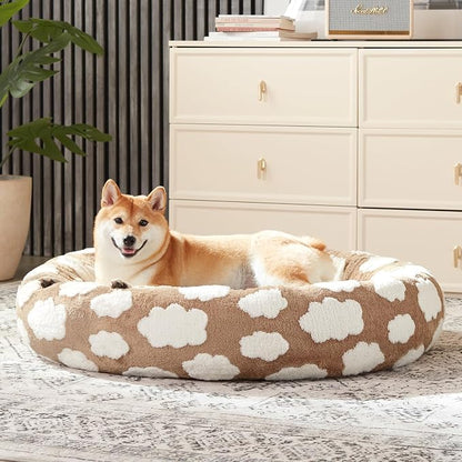JOEJOY Donut Small Dog Bed, Round Cat Beds - Image 8