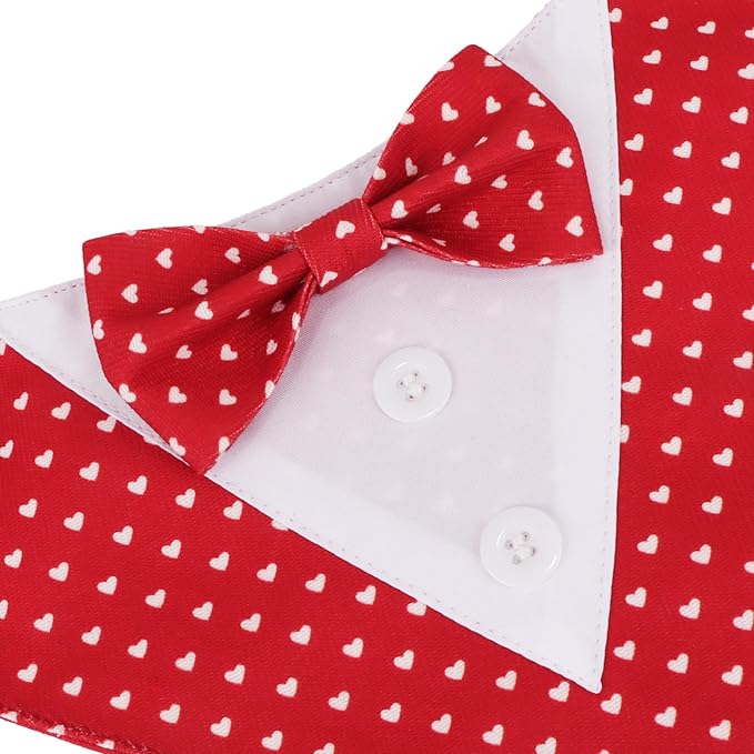 ADOGGYGO Valentine Dog Tuxedo Bandana - Image 4