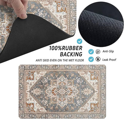 Dog Food Mats for Floors, Absorbent and Quick-Drying Pet Cat Food Mat, - Image 7