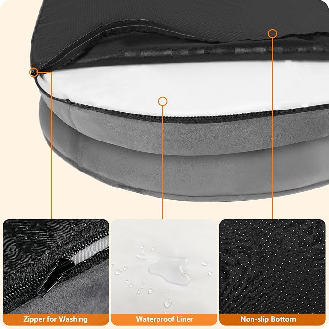 Dwanton Orthopedic Dog Bed for Extra Extra Large Dogs - Image 6