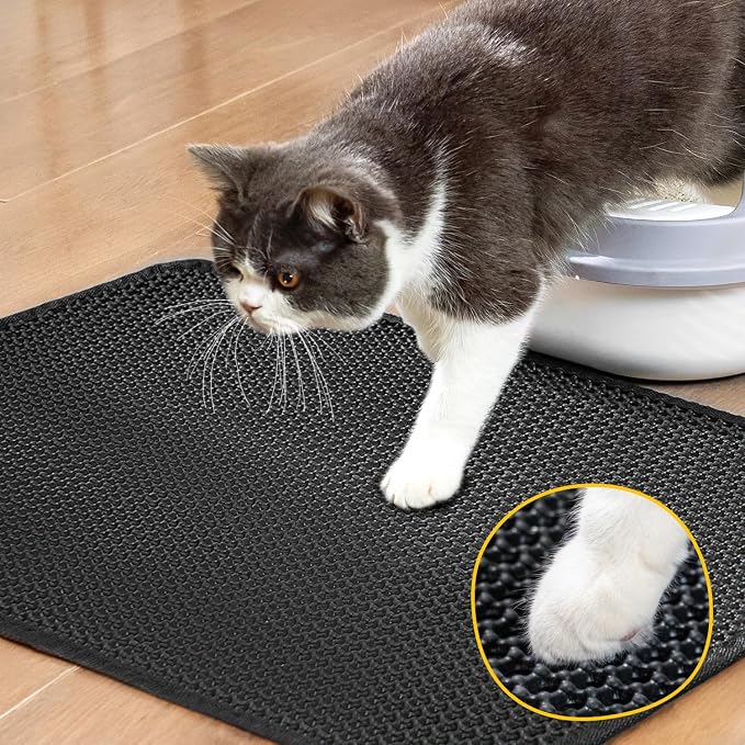 Cat Litter Mat Compact Size 23.6"x14.6" - Image 6
