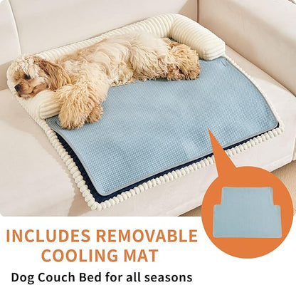 HAOMAIJIA Dog Couch Bed for Small Dogs, Non Slip Pet Couch Covers for Sofa - Image 2