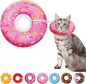 Cat Cone Soft Collar, Adjustable Cat Recovery Collars Kitten Cones to Stop by Seyezo