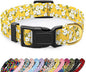 Reflective Dog Collar for Extra Small Dogs, Cute Flower Theme Adjustable by TMOODEL