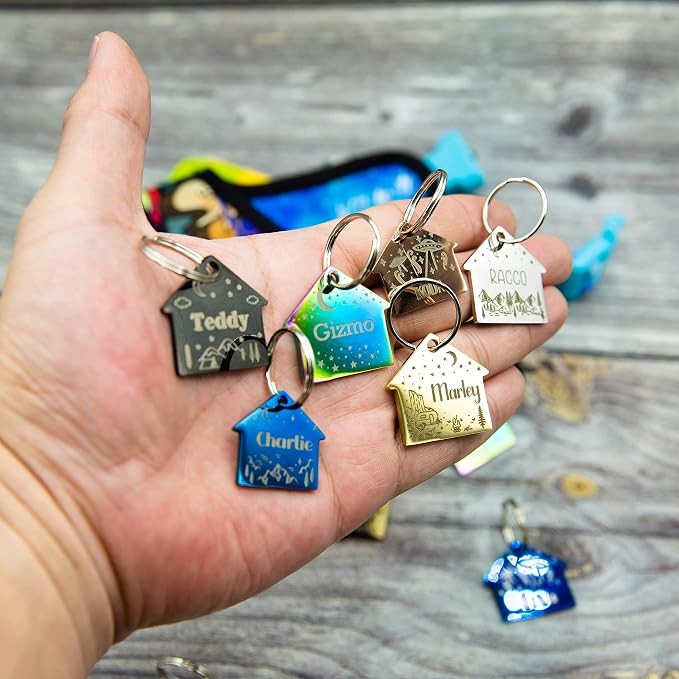 Personalized Dog Tag with 5 Lines of Custom Deep Engraved Durable Stainless - Image 5
