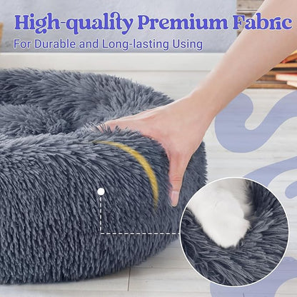 rabbitgoo Calming Dog Bed for Small Medium, 27 inches Pet Bed Machine Washable - Image 6