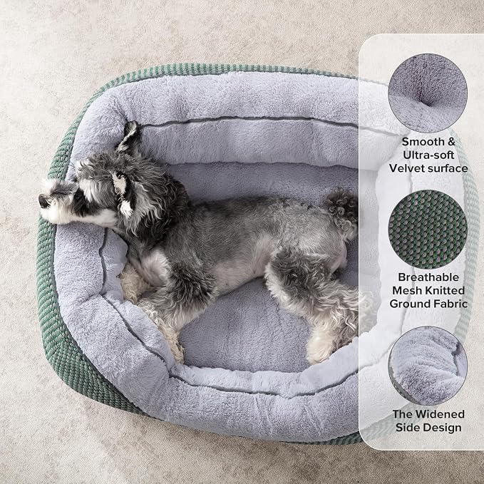 INVENHO Small Dog Bed Orthopedic Warming Soft Calming Sleeping Durable - Image 2
