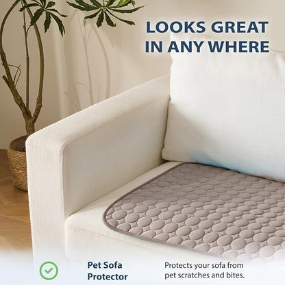 MICROCOSMOS Summer Cooling Mat & Sleeping Pad- Water Absorption Top, EZ Clean - Image 4