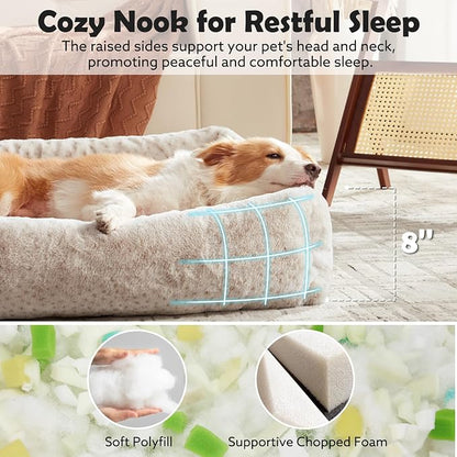 JOEJOY Large Dog Beds Large Sized Dog, Washable Orthopedic Premium Soft - Image 2