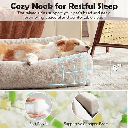 JOEJOY Dog Bed Medium Size Dog, Washable Orthopedic Premium Soft Corduroy - Image 2