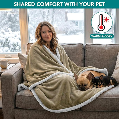 PetAmi Waterproof Dog Blanket for Small Medium Dog Puppy Cat Throw for Couch - Image 4