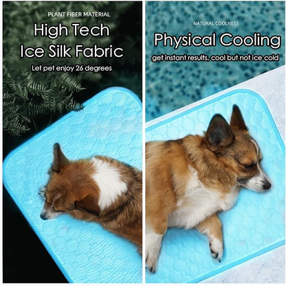 SOMOYA Dog Self Cooling Mat Pet Washable Cooling Pads Blanket Sleeping Kennel - Image 3