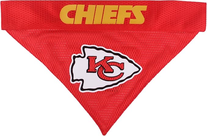 Pets First NFL Kansas City Chiefs Reversible Bandana Size XX-Large - Image 2