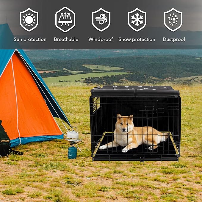 Pet Prime Dog Crate Cover 30 Inch - Image 4