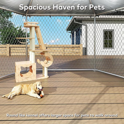 12x12 Outdoor Dog Kennel Outside Heavy Duty Dog Enclosure - Image 7