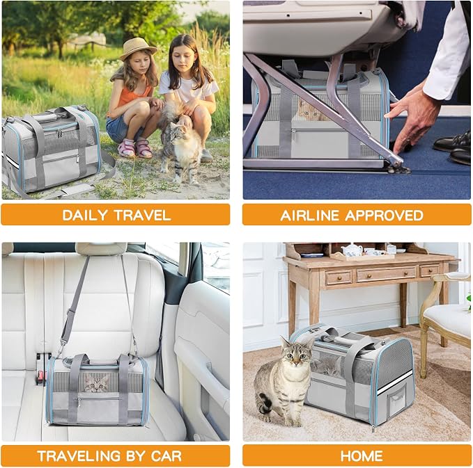Cat Carrier Dog Carrier TSA Airline Approved - Image 6