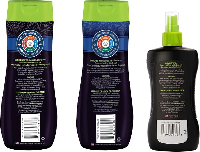 FURminator deShedding Kit, deShedding Shampoo, deShedding Conditioner, - Image 2