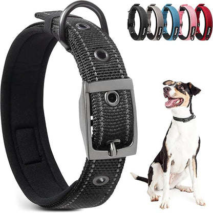 PetiFine Dog Collars for Small Dogs, Neoprene Padded Dog Collar, Reflective by PetiFine