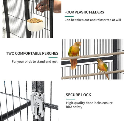 YINTATECH 53 inches Bird Cage Seed Catcher & Birdcage Cover, Bird Cages - Image 5