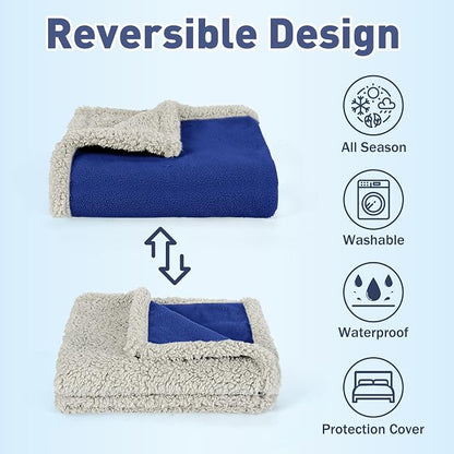 Kritter Planet Waterproof Dog Blanket, Reversible Water Proof Pet Blanket - Image 3