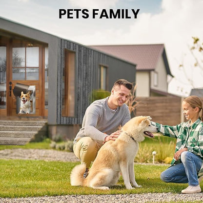 Dog Door All Aluminum Medium, Doggy Doggie Cat Door, Heavy Duty Pet Door - Image 7